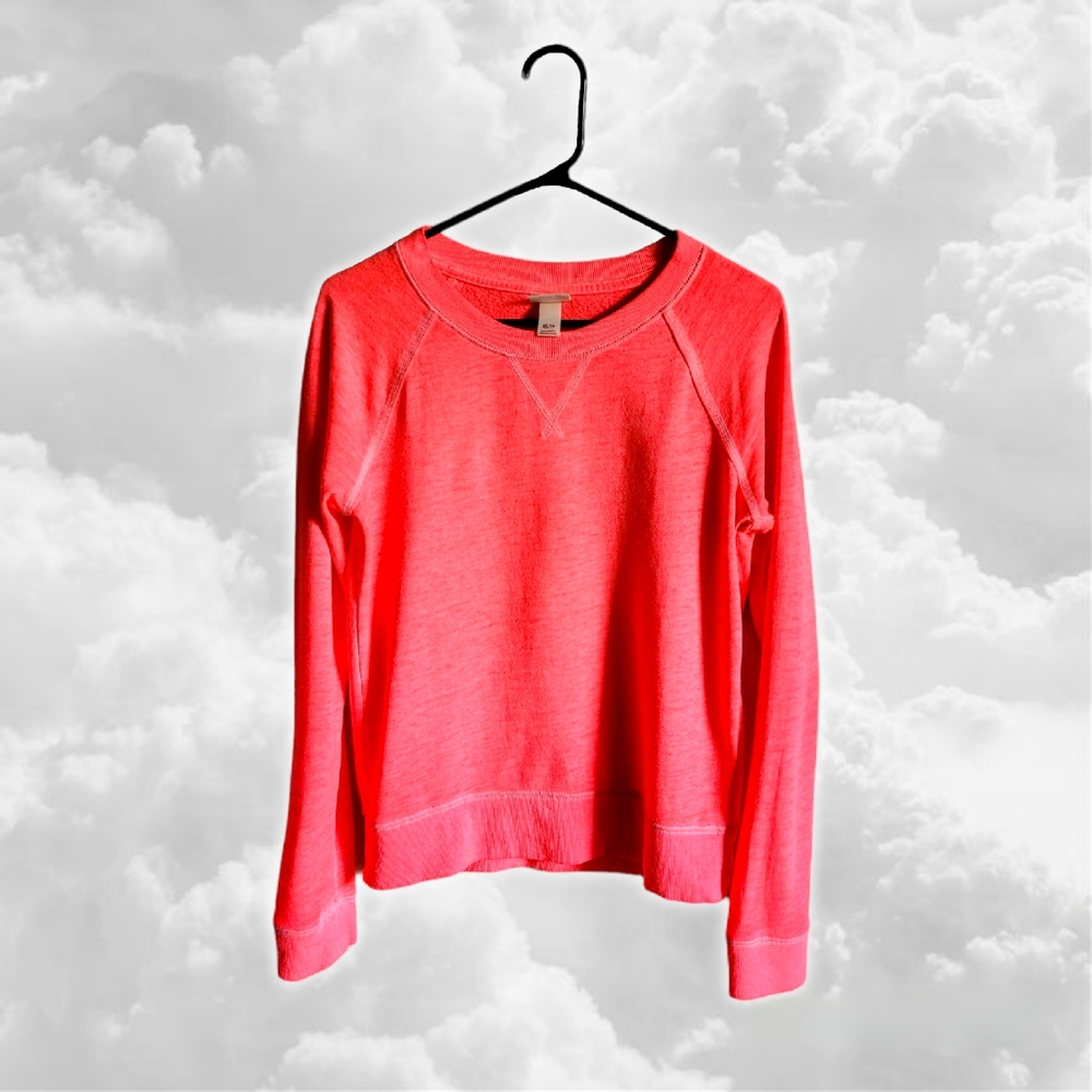 Mossimo Supply Co. Oversized Highlighter Pink Sweatshirt
